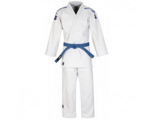 Matsuru - Judo-Anzug Semi - weiß mit blauem Schulterstick