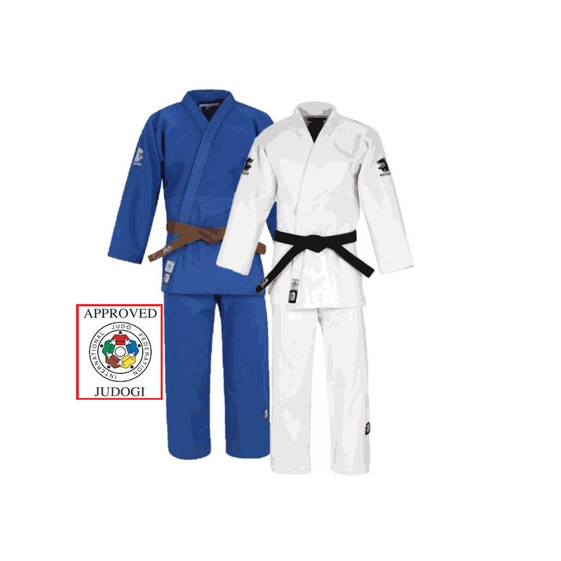 Matsuru - Judo-Anzug Mondial IJF - Bundle (weiß & blau)